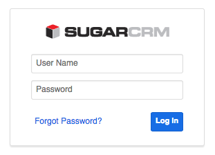 Sugar 7 - Login Page