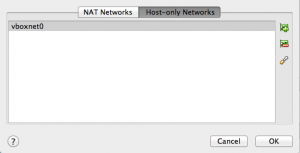 VirtualBox Host-only Adapter - vboxnet0