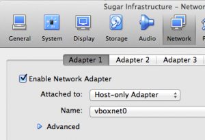 VirtualBox Host-only Adapter - vboxnet0