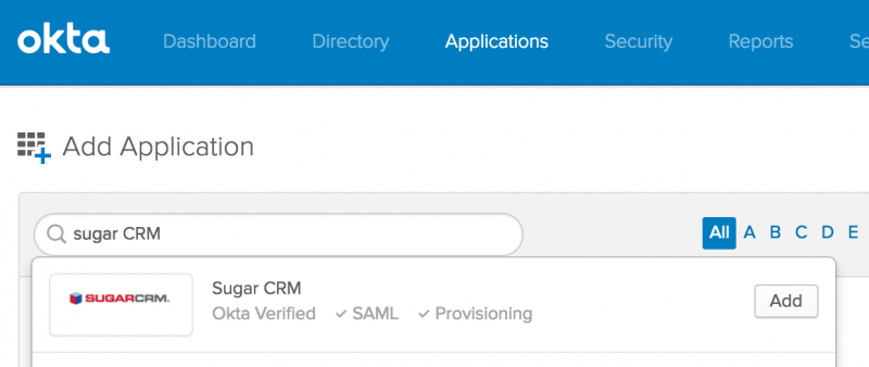 Okta Sugar App